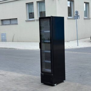 Witryna chłodnicza Slim 45 cm Czarna