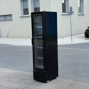 Witryna chłodnicza Slim 45 cm Czarna